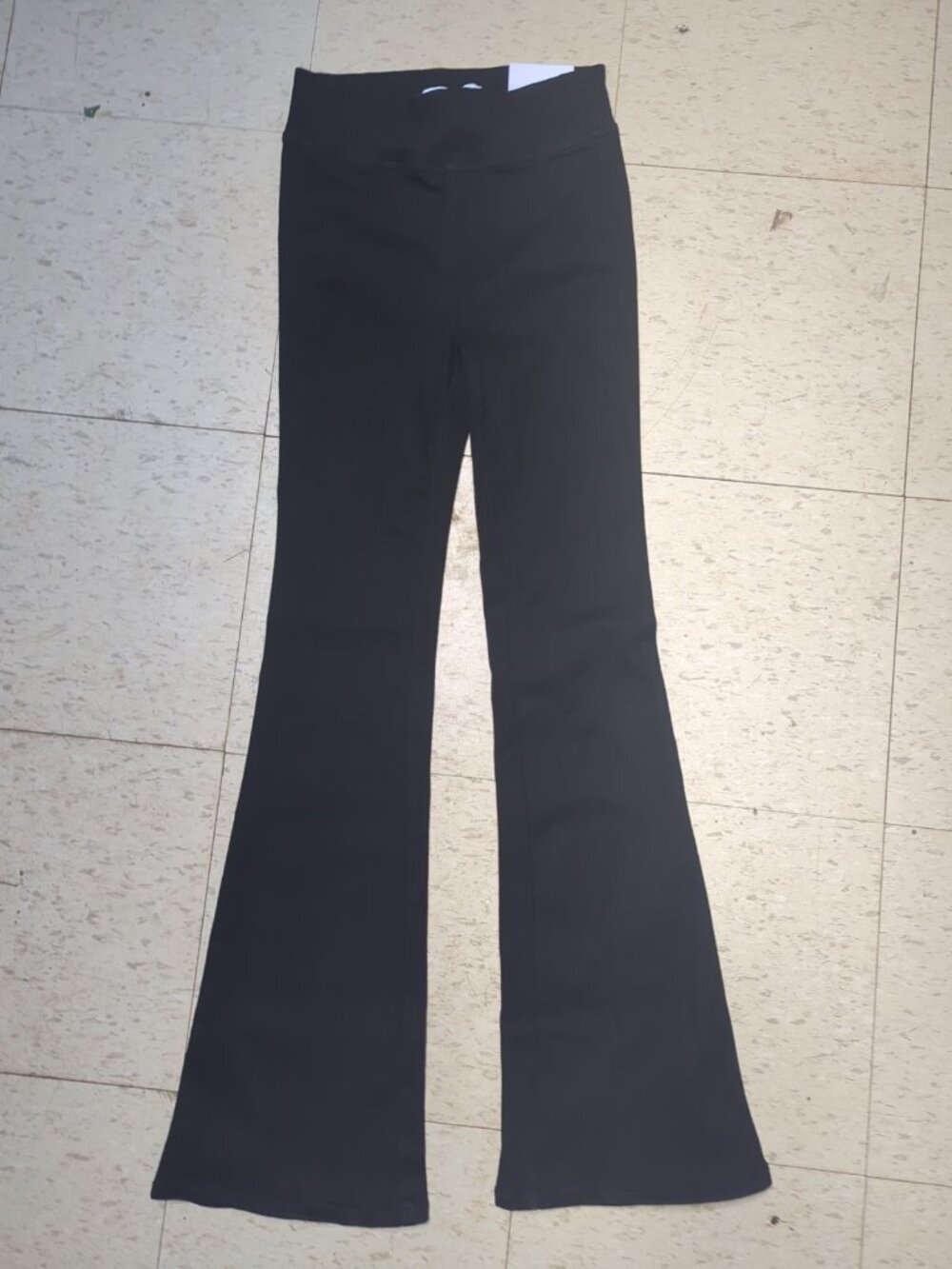 New DKNY Jeans Womens  High Rise Flare Comfort Stretch Denim Black Sz: Small NWT